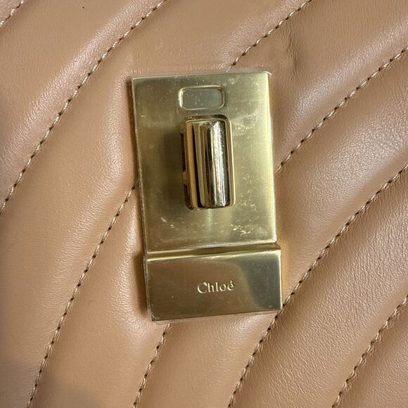 Chloe Drew Bijou 2 Way Shoulder Handbag Leather Blushy Pink Made In Italy - Picture 4 of 9